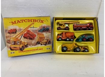 Five Matchbox Lesney Trucks In Original Box