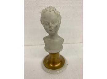 Classic Six Inch Parian Bust Touch Mark On Bottom