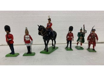 Lot Of Six 1988 Britain Soldiers