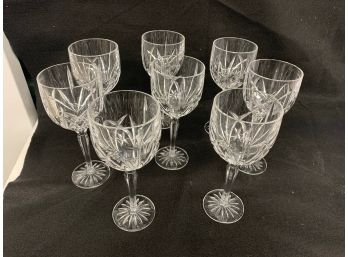 Eight Marquis Waterford Goblets - 9 Inch
