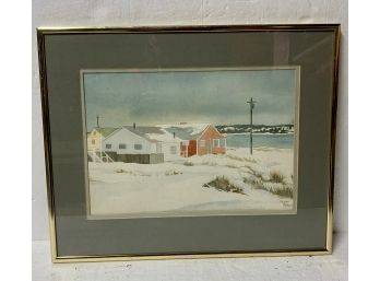 Signed Gerry Frazier Watercolor - 16x20