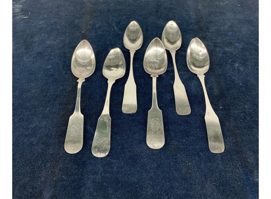 6 Coin Silver Spoons