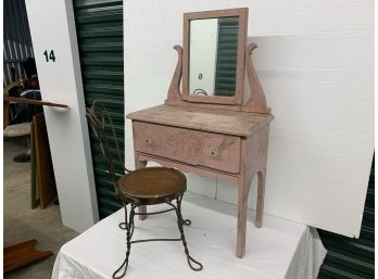 Childs Dresser With Chair