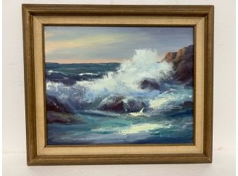 Oil On Canvas Signed Barbara Laughlin