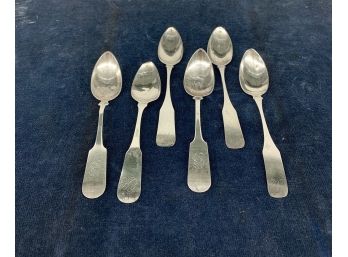 6 Coin Silver Spoons
