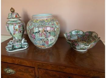 Lot Of Contemporary Asian Porcelain