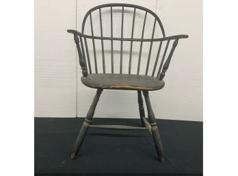 18th C Windsor Arm Chair Found In A Nantucket  Home