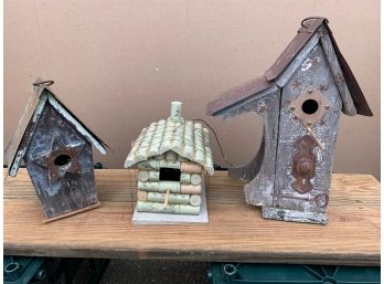 3 Charming Birdhouses