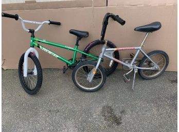 2 BMX Bicycles. Diamondback Viper 20 And A Ross Snapper 12