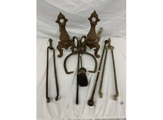 Lot Of Fireplace Accessories
