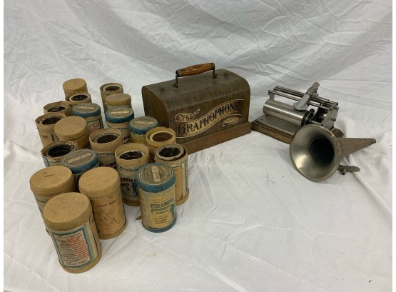 Columbia Graphophone With 20 Cylinders 1903