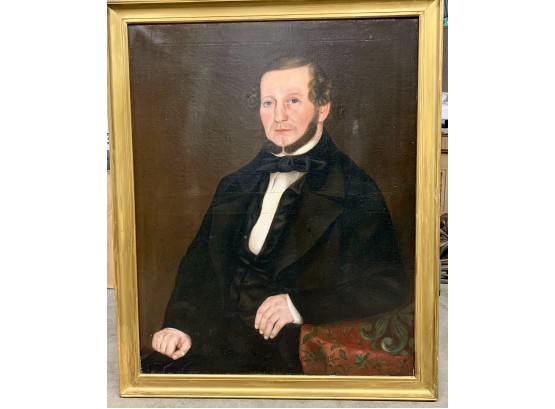 Early Portrait Of A Gentleman.  29x38 , Framed 34x42