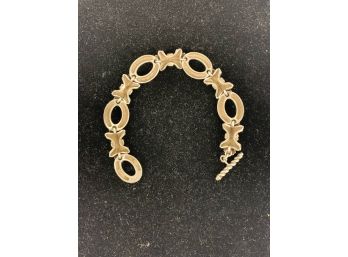 Jenson Style 18K Gold Wire Over Sterling Silver Bracelet