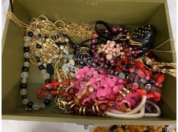Generous Lot Of Costume Jewelry