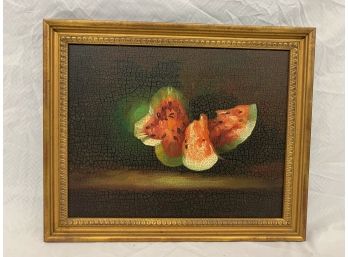 Still Life Of Watermelon -frame 13x16