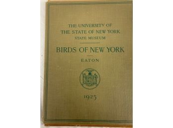 Birds Of New York By Eaton 1925