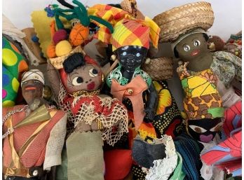 Large Lot Of Dolls Mostly Caribbean