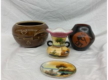 Native American Themed Pottery