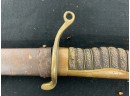 Update: Short Japanese Police  Sword With Scabbard. Has Police Star Emblem On Buckle Strap
