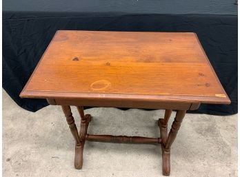 Pine One Drawer Table 17 X 26 27 Inches Tall