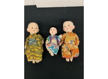 3 Japanese Dolls