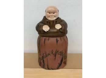 Monk Cookie Jar