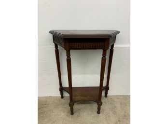 Mahogany Occasional Table - Reeded Legs