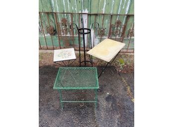 4 Outdoor Tables/plant Stands