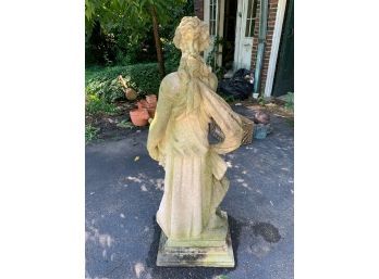Classical Cement Garden Statue 53 Inches Tall