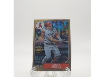 Mike Trout 2022 Topps Chrome 35th Anniversary