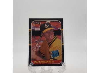 Mark McGwire 1987 Donruss Rated Rookie