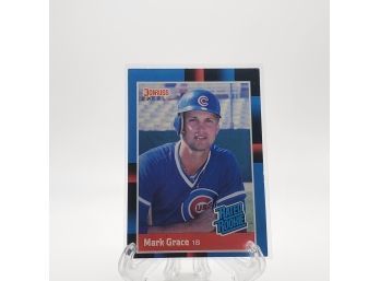 Mark Grace 1988 Donruss Rated Rookie