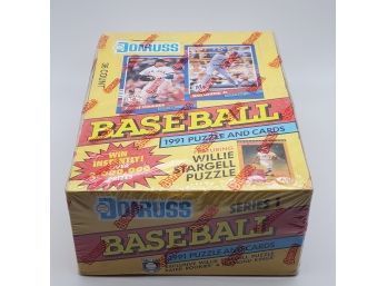 1991 Donruss Opened Wax Pack Box