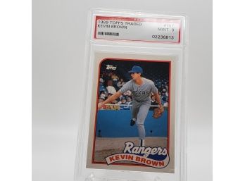 Kevin Brown PSA 9 1989 Topps Traded