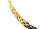 14k Aurafin Woven Two Tone Graduated Necklace