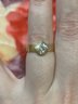 14k Cubic Zirconia Ring Size 7 4.25 Grams