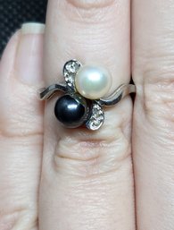 14k Vintage Stylecrest South Sea Tahitian Pearl Ring