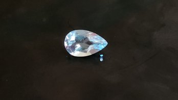 .50 Min Natural Pear Shaped Aquamarine Stone