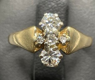 14k 1.10 Carat G VVS1 Diamond Ring Size 5.5