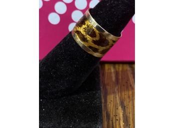 14k Solid Gold Ross Simon Leopard Ring Size 6