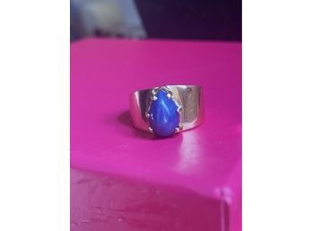 14k Star Sapphire Ring Sz 5.5 3.85 Grams