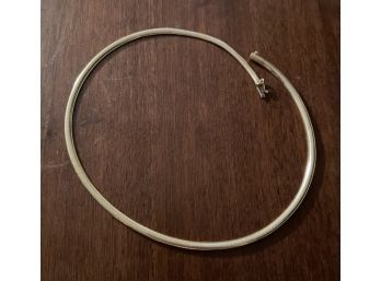 14k Solid Gold 16.5 Omega Necklace 18 Grams Approx