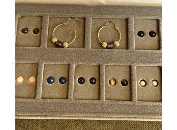 14k Gold Add A Bead Earrings Set
