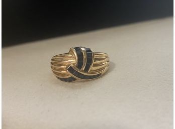 14k Channel Set Sapphire Ring