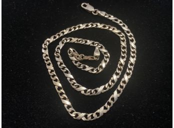 14k Cuban/ Mariner Link Chain Necklace 16 Inches Long 5-6mm Wide 13.2 G