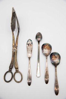Silver Plated Tongues, Vintage Cutlery - Please Look Through All Photos