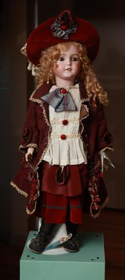 32' Simon & Halbig Bisque Circa 1899 Mold# 1248, 'Santa' - Rare - Antique - Large Doll