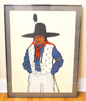 'Top Hat' By Kevin Red Star 29/80 - Lithograph