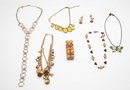 Assorted Costume Jewelry, Necklaces, Bracelet, Earrings