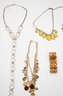 Assorted Costume Jewelry, Necklaces, Bracelet, Earrings